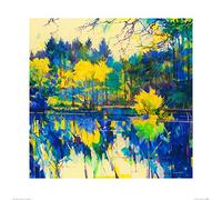Doug Eaton (Calm Reflections 60 x 60 cm Toile Imprimée