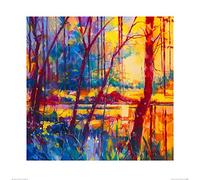 Doug Eaton (Evening Sunset at Meadowcliff 60 x 60 cm Toile Imprimée