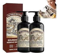 Dough Cleaner Soap for Sourdough, Fast-Acting Dough Cleaning Solution, Enzyme Powered Formula Breaks down Stuck-on Dough, Reduces the Need for Scrubbing & Soaking, for Kitchen (2 Pcs)