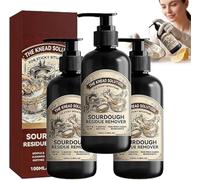 Dough Cleaner Soap for Sourdough, Fast-Acting Dough Cleaning Solution, Enzyme Powered Formula Breaks down Stuck-on Dough, Reduces the Need for Scrubbing & Soaking, for Kitchen (3 Pcs)