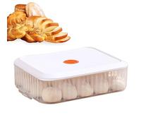 Dough Proofing Box - 12x9x4 Inch Stackable Fermentation Container | Non-Stick Bread Proofing Box With Date Recorder | PP , Airtight, For Pizza Dough Dumpling Dòugh, Household Freezer Defrost St