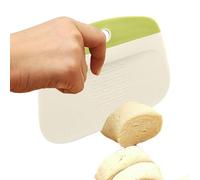 Dough Scraper - PP Food Scraper | Dough Cutter Scale And Hook Hole Design | Baking Tool For Kitchen Use, Great For Mixing, Cutting, And Scraping Tasks