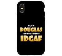 Douglas Costume IDGAF Funny Meme Halloween Costume for Doug Coque pour iPhone X/XS