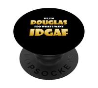 Douglas Costume IDGAF Funny Meme Halloween Costume for Doug PopSockets PopGrip Adhésif