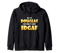 Douglas Costume IDGAF Funny Meme Halloween Costume for Doug Sweat à Capuche