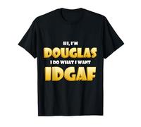 Douglas Costume IDGAF Funny Meme Halloween Costume for Doug T-Shirt