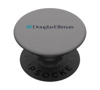 Douglas Elliman - Logo Couleur Fond Gris PopSockets PopGrip Adhésif