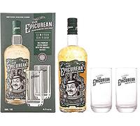 Douglas Laing THE EPICUREAN Lowland Blended Malt On-Pack 46,2% Vol. 0,7l in Giftbox with 2 glasses