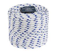 Douglas Marine Dessus blanc Ø10 mm en polypropylène de 50 m - 16 vêtements polyvalents, résistants et flottants - Idéal pour amarrage, comme corde générique, passemenerie et délimitation des zones