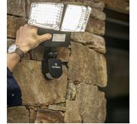 Lumisky Projecteur solaire Douglas 2 têtes LED H23 cm avec détecteur de mouvement – LUMI JARDIN