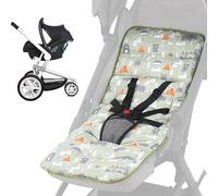 Dougleur De Siège De Poussette - Insert De Coussinets De Poussette pour Bébé, Couvercle De Coussin De pour Nourrissons | Insert du Siège D'auto, Tapis De Rembourrage en Pram Doux, Cous
