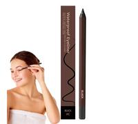 Dougoir pour les yeux à l'épreuve des taches - stylo à sourcils à double fonction, crayon cosmétique délicat doux pour les yeux, outil de beauté rétractable léger | Eyeliner élégant avec une prise de
