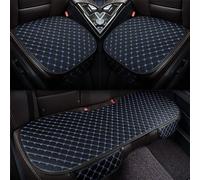 DoUiabc Coussin de Siège de Voiture en Cuir Ensemble de Housses de Siège Protecteur de Siège Avant et Arrière pour Mercedes-Benz EQE EQE SUV, Accessoires D'intérieur Automobile,-Blue Line