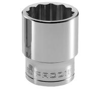 Douille courte 12 pans - carré 1/2" - ouverture maximum 22 mm - S FACOM