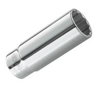 Douille 1/4'' longue 12 pans - FACOM - R.3/8EL - Acier allié haute performance - Blanc
