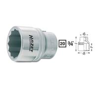Douille 12 pans extérieurs 34 mm Longueur: 60 mm Hazet 1000Z-34 Propulseur: 3/4\ (20 mm) 1 pc(s)