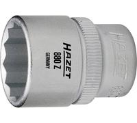 HAZET Douille 880Z-14 14 mm – Carré creux 10 mm (3/8") – Profil traction 12 pans ext. – 29,5 mm