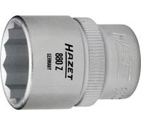 Hazet 880Z-15 Douille carré creux 10 mm/profil traction à 12 pans extérieurs Taille 15 longueur 29.5 mm