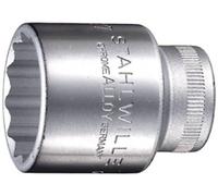 Douille 12 pans extérieurs 18 mm Longueur: 38 mm Stahlwille 03010018 Propulseur: 1/2\ (12.5 mm) 1 pc(s)
