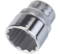 Hazet 880AZ-25/32 Douille carré creux 10 mm/profil traction à 12 pans extérieurs Taille 25/32 longueur 31.5 mm
