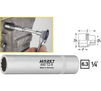 Douille 12 pans extérieurs 8 mm Longueur: 50 mm Hazet 850TZ-8 Entraînement: carré creux 1/4\ (6.3 mm) 1 pc(s)