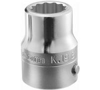 Douille 3/4'' 12 pans diamètre 1''1/16 52,5mm - FACOM - K.1P1/16B