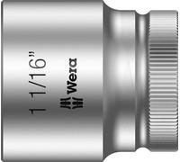 Douille 6 pans extérieurs 1 1/16\ Longueur: 40 mm Wera 05003632001 Propulseur: 1/2\ (12.5 mm) 1 p