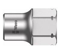 Wera Douille 8790 FA 05003690001 – 6 pans extérieurs 10 mm, L 18 mm, Carré 1/4 (6,3 mm) – 1 pc