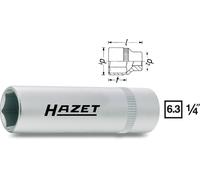 Douille 6 pans extérieurs 10 mm Longueur: 50 mm Hazet 850LG-10 Propulseur: 1/4\ (6.3 mm) 1 pc(s)