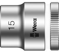 Douille 6 pans extérieurs 15 mm Longueur: 29 mm Wera 05003560001 Propulseur: 3/8\ (10 mm) 1 pc(s)
