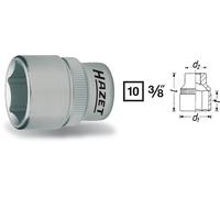 Douille 6 pans extérieurs 17 mm Longueur: 29.5 mm Hazet 880-17 Propulseur: 3/8\ (10 mm) 1 pc(s)