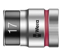Douille 6 pans extérieurs 17 mm Longueur: 37 mm Wera 5003737001 Propulseur: 1/2 (12.5 mm) G