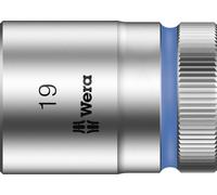 Wera Douille 6 pans extérieurs 19 mm 05003610001, longueur 37 mm, emmanchement 1/2" (12,5 mm), 1 pc