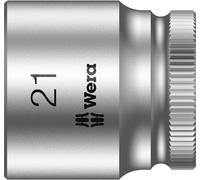 Douille 6 pans extérieurs 21 mm Longueur: 30 mm Wera 05003566001 Propulseur: 3/8 (10 mm) 1 pc(s)
