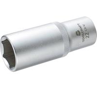 Douille 6 pans extérieurs 22 mm Longueur: 77 mm TOOLCRAFT 816186 Propulseur: 1/2\ (12.5 mm)