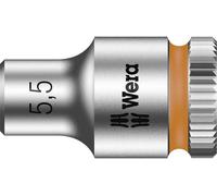 Douille 6 pans extérieurs 5.5 mm Longueur: 23 mm Wera 05003504001 Propulseur: 1/4 (6.3 mm) 1 pc(s)