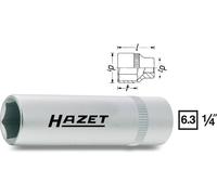 Douille 6 pans extérieurs 5 mm Longueur: 50 mm Hazet 850LG-5 Propulseur: 1/4 (6.3 mm) 1 pc(s)