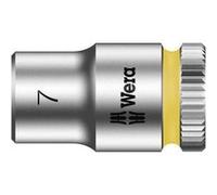 Wera Douille 6 pans extérieurs 7 mm – Longueur 23 mm – Emmanchement 1/4" (6,3 mm) – 05003506001 – 1 pc