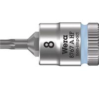 Douille-embout à emmanchement 1/4' avec fonction de retenue 8767 A HF TORX 8 x 28 mm WERA - 05003360001