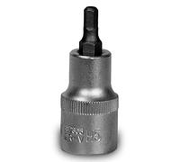 Douille à 6 pans intérieurs de 5 mm ouille pour vis à 6 pans intérieurs / Embout de tournevis / Embout de vissage 1/2" Cr-V en acier