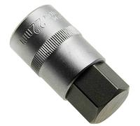 Douille à 6 pans intérieurs pour clé Allen - 22 mm - Entraînement de 1/2" (12,5 mm) - Actionnement Cr-V (S2) - Longueur : 55 mm