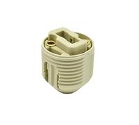 Douille à ampoule halogène G9 Avec fiche de raccordement arrière et cache isolant M10x1 Avec filetage extérieur 28 x 2 mm