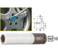 Douille à choc 6 pans extérieurs 17 mm Longueur: 130 mm Hazet 904SLG-17 Propulseur: 1/2 (12.5 mm) 1 pc(s)
