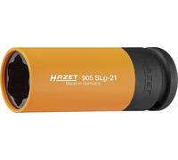 HAZET Douille à chocs ∙ profil spécial 905SLG-21 ∙ Carré creux 1/2 pouce (12,...