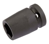 Douille à choc 6 pans - série standard 1/2" - ouverture max 13 mm - NS SAM OUTILLAGE