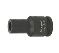 Douille à choc pour boulon hex. externe, extra long 90 mm, dim. 19 mm - HIKOKI - 751951