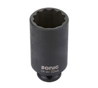 Douille à choc SONIC 1/2" 35 mm 12-kant tief