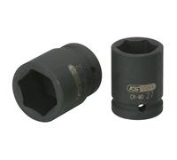 KS Tools - Douille à chocs 515.1328-E - 6 pans 3/4, 28 mm - sur carte