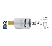Douille-embout Tamper Resistant TORX® Profil TR 40 Longueur: 55 mm Hazet 992-T40H Propulseur: 1/2\ (12.5 mm) 1 pc(s)