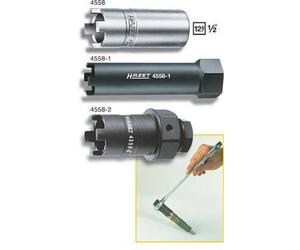 Douille à ergots pour extraction de porte-injecteur HAZET 4558